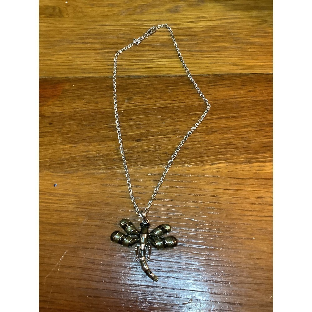 Dragonfly Enamel Necklace - Picture 3 of 5